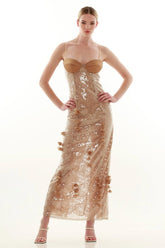 Fazrik Halterneck Midi Dress | Dress In Beauty